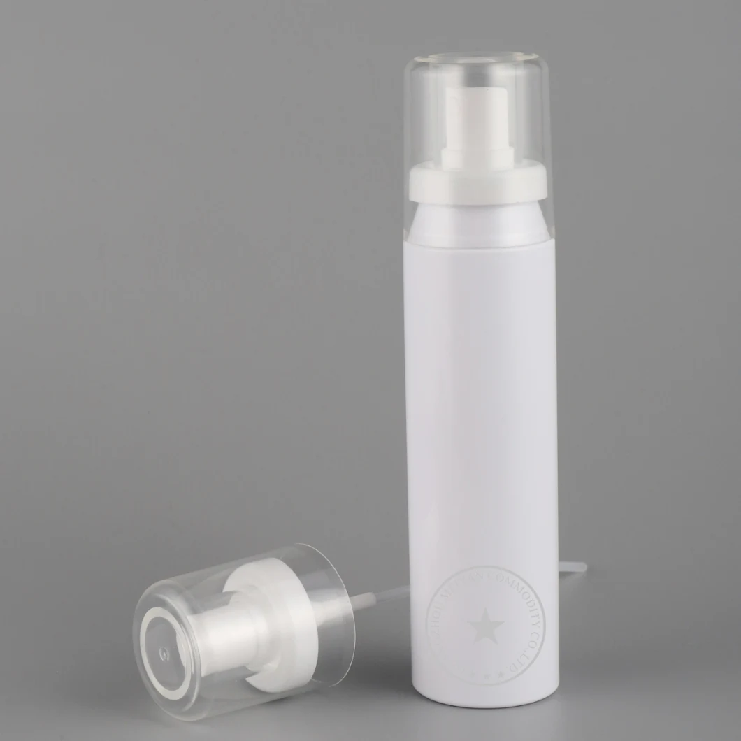 100ml/180ml White Color Plastic Sunscreen Spray Bottle