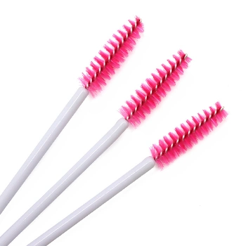 Disposable Colorful Bristle Black Mascara Wands Eyelashes